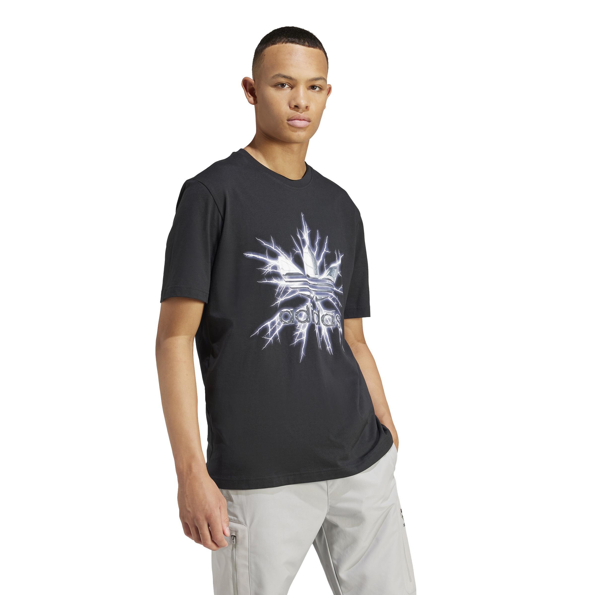 adidas - Men Graphic Short Sleeve T-Shirt, Black