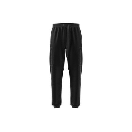 Men Utility Cargo Trousers, Black, A701_ONE, large image number 11