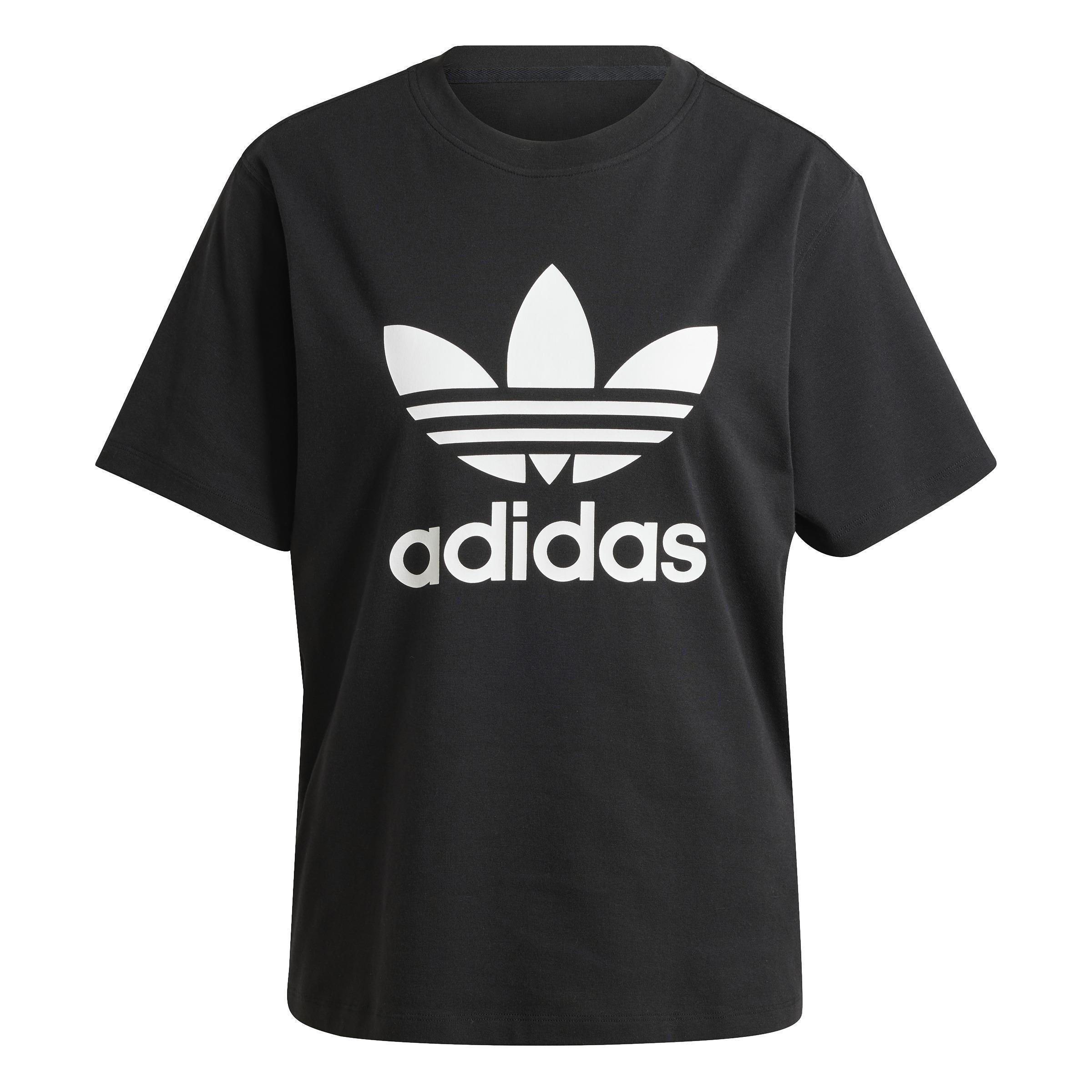 Trefoil Regular T-Shirt, Black, , large image number 2