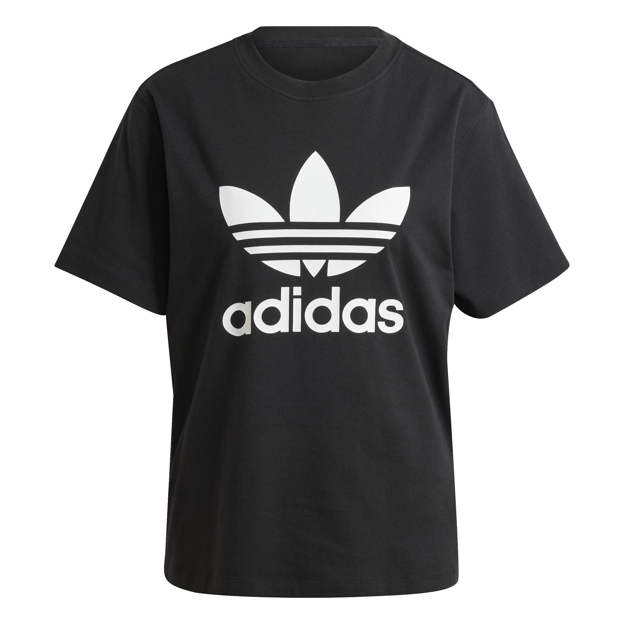 Trefoil Regular T-Shirt, Black, , large image number 3