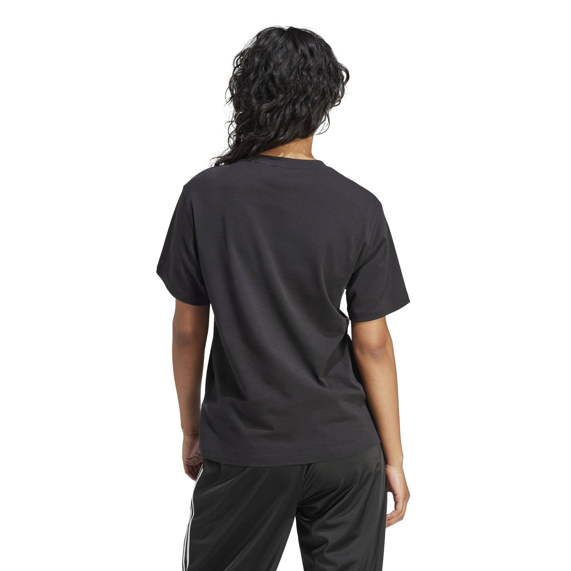Trefoil Regular T-Shirt, Black, , large image number 5