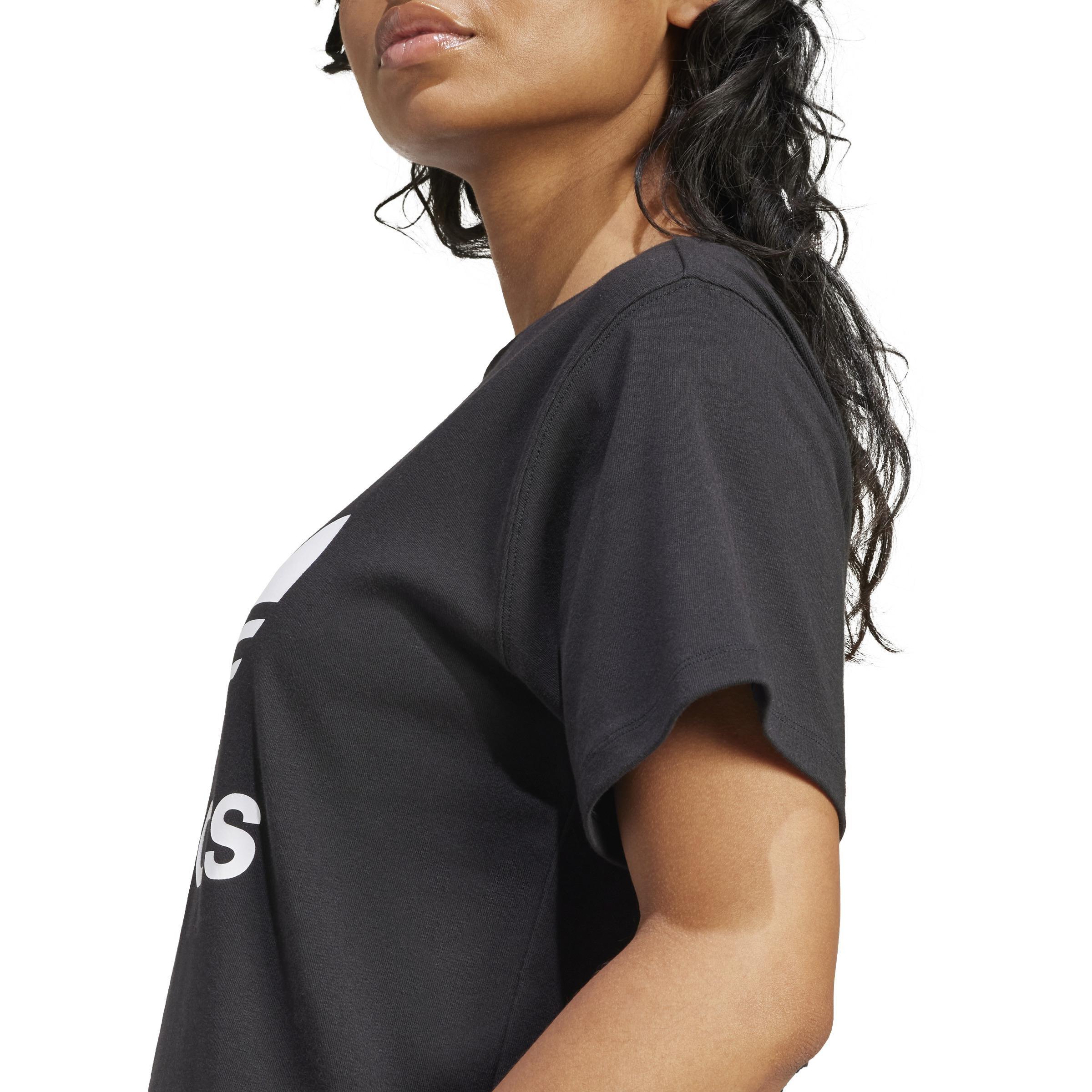 Trefoil Regular T-Shirt, Black, , large image number 6