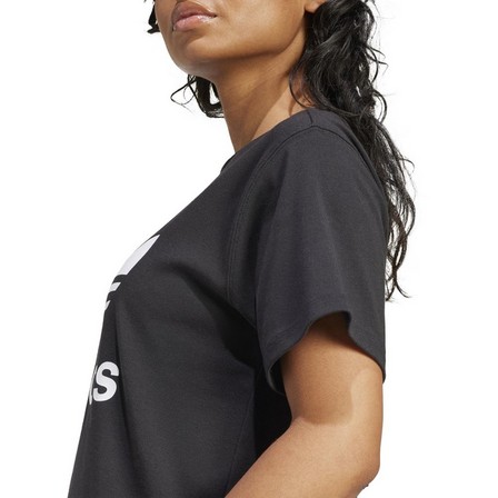Women Trefoil Regular T-Shirt, Black, A701_ONE, large image number 6