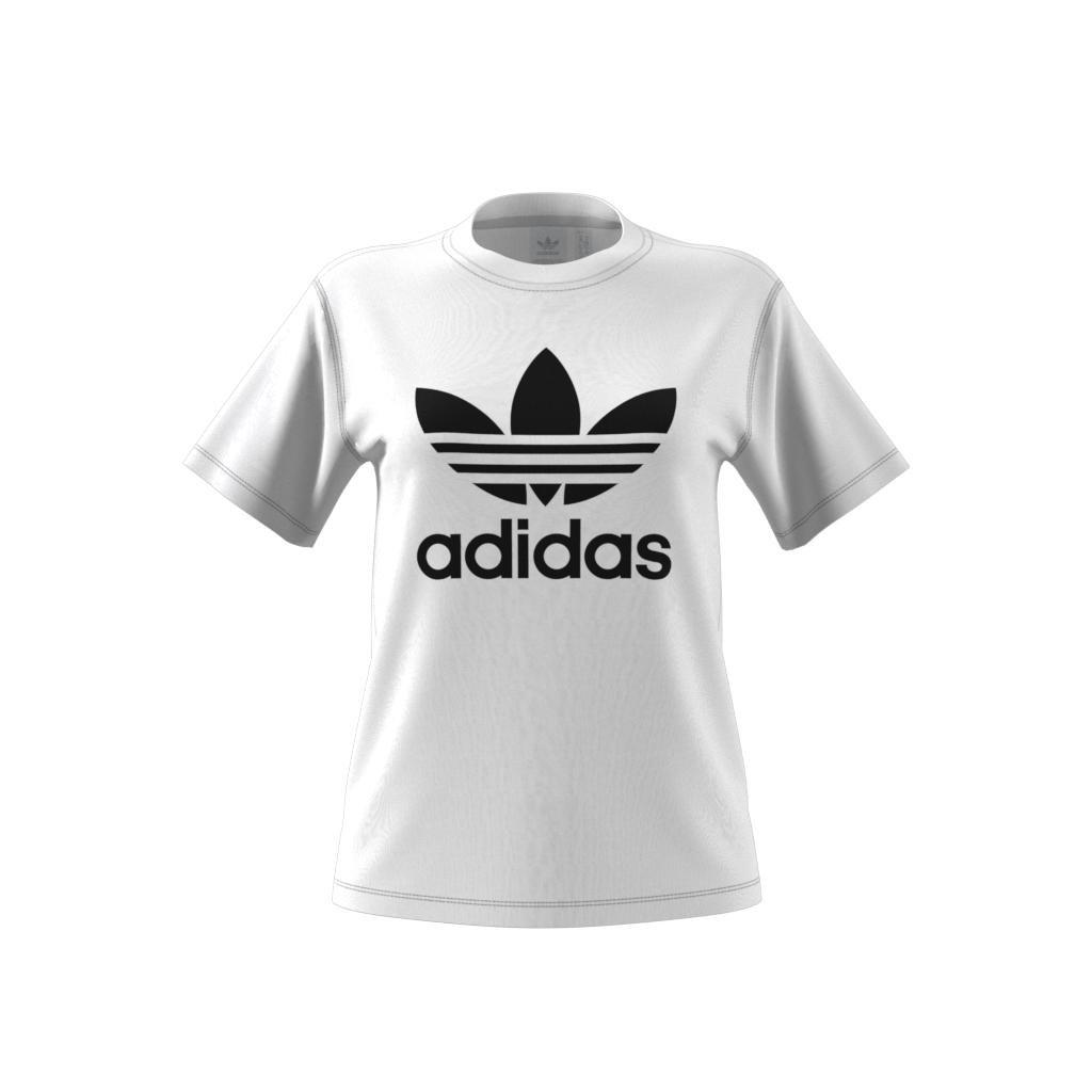 Trefoil Regular T-Shirt, White, , large image number 7