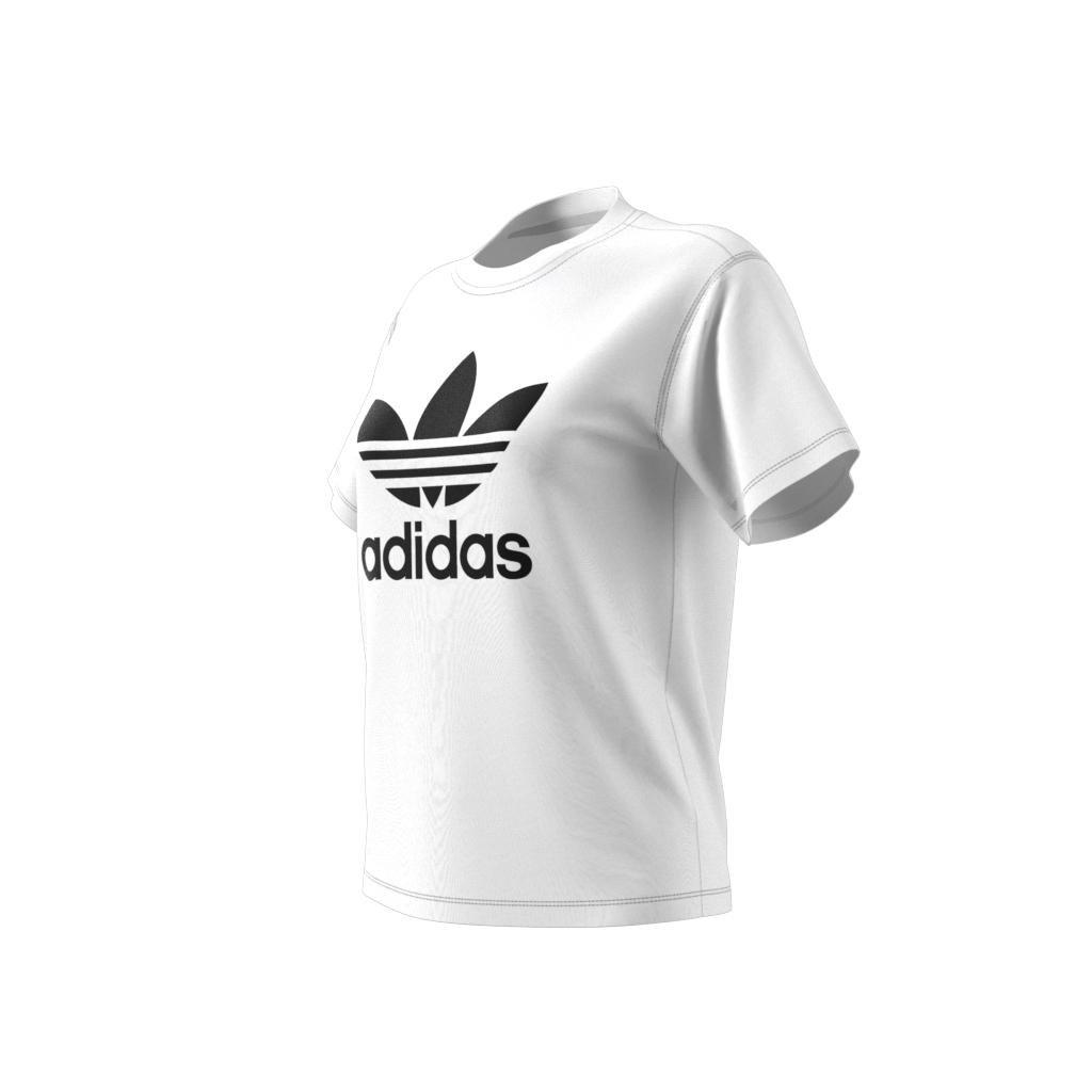 Trefoil Regular T-Shirt, White, , large image number 8