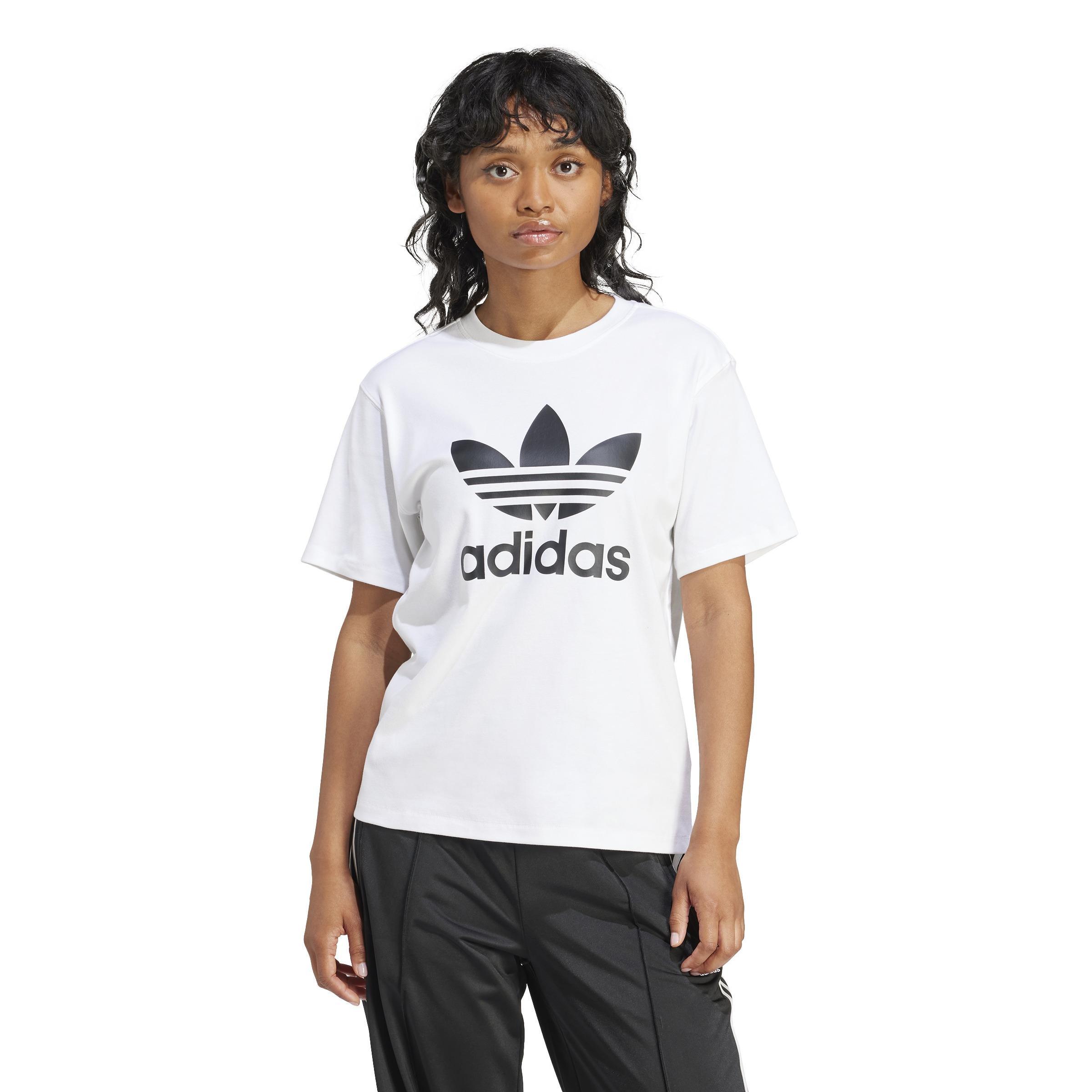 Trefoil Regular T-Shirt, White, , large image number 11