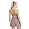 Women Adidas By Stella Mccartney Training Medium-Support Bra, Brown, A701_ONE, thumbnail image number 8