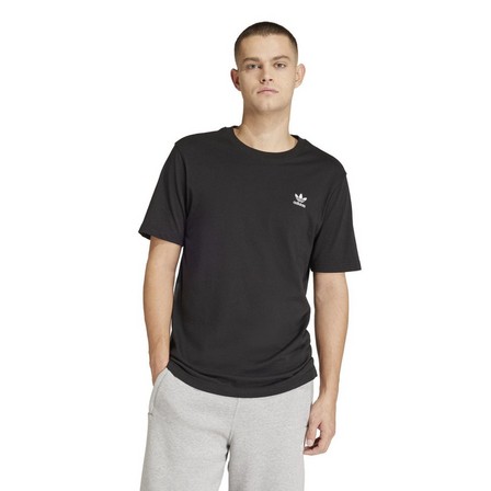 Men Trefoil Essentials T-Shirt, Black, A701_ONE, large image number 0