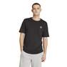 Men Trefoil Essentials T-Shirt, Black, A701_ONE, thumbnail image number 0
