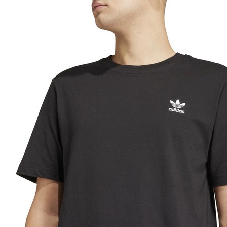 Men Trefoil Essentials T-Shirt, Black, A701_ONE, large image number 6
