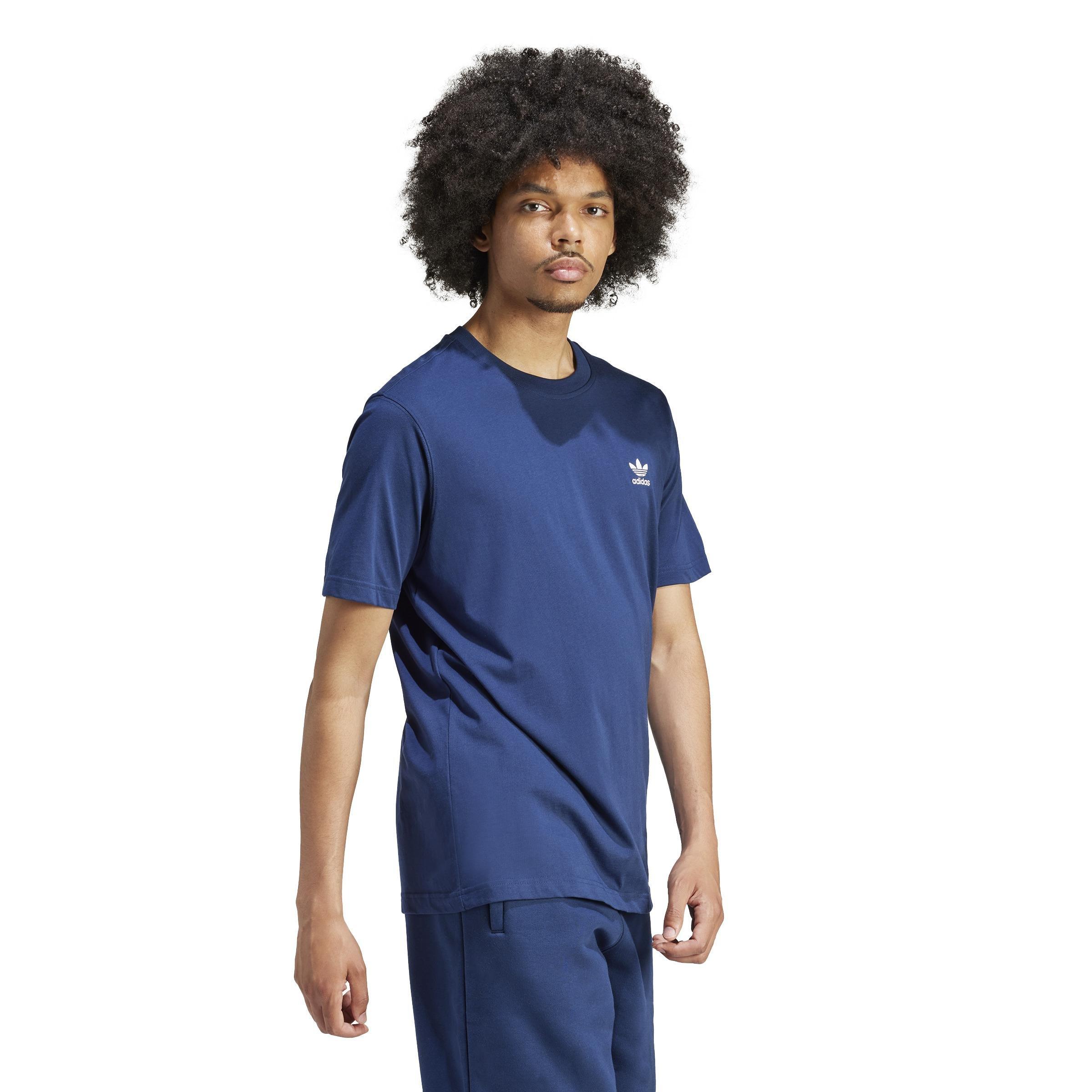 Men Trefoil Essentials T-Shirt, Blue, A701_ONE, large image number 1