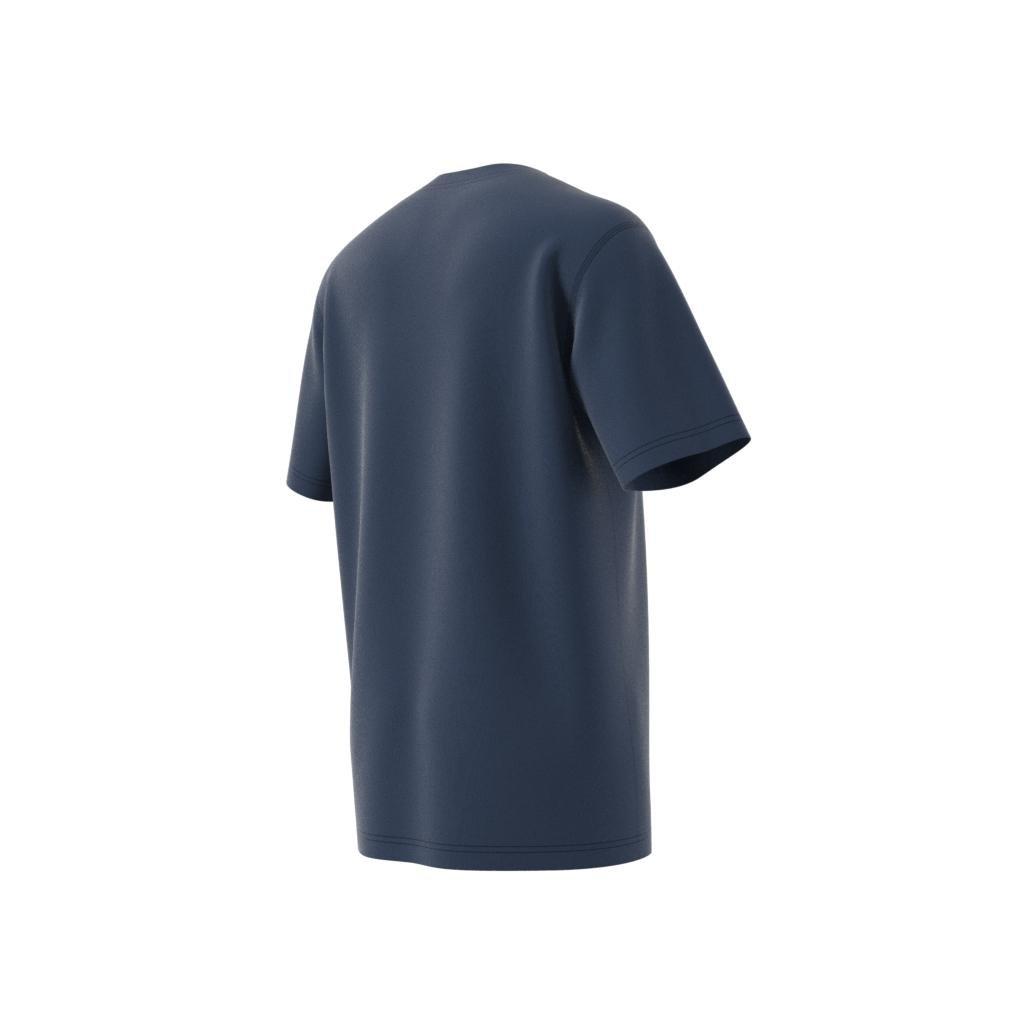 Men Trefoil Essentials T-Shirt, Blue, A701_ONE, large image number 7