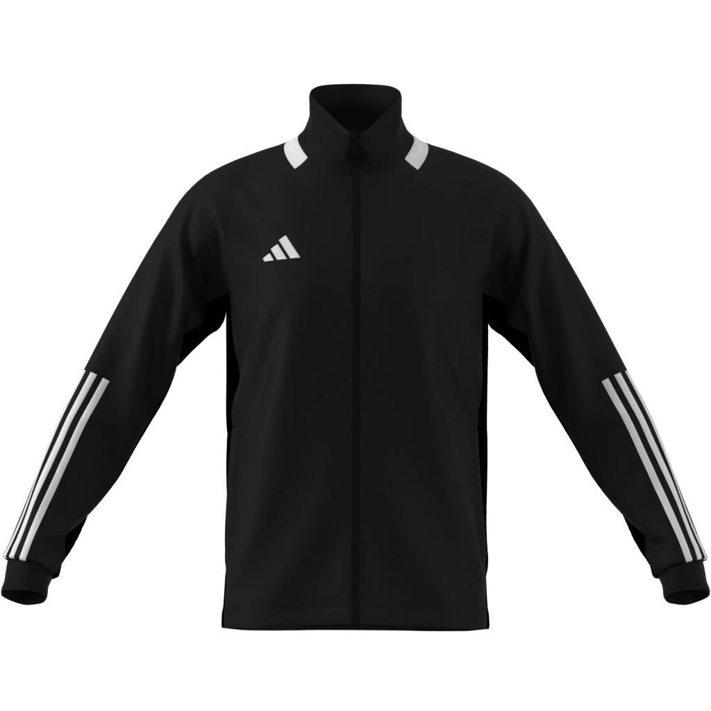 Sereno Aeroready Cut 3-Stripes Slim Track Jacket, Black, A701_ONE, large image number 10