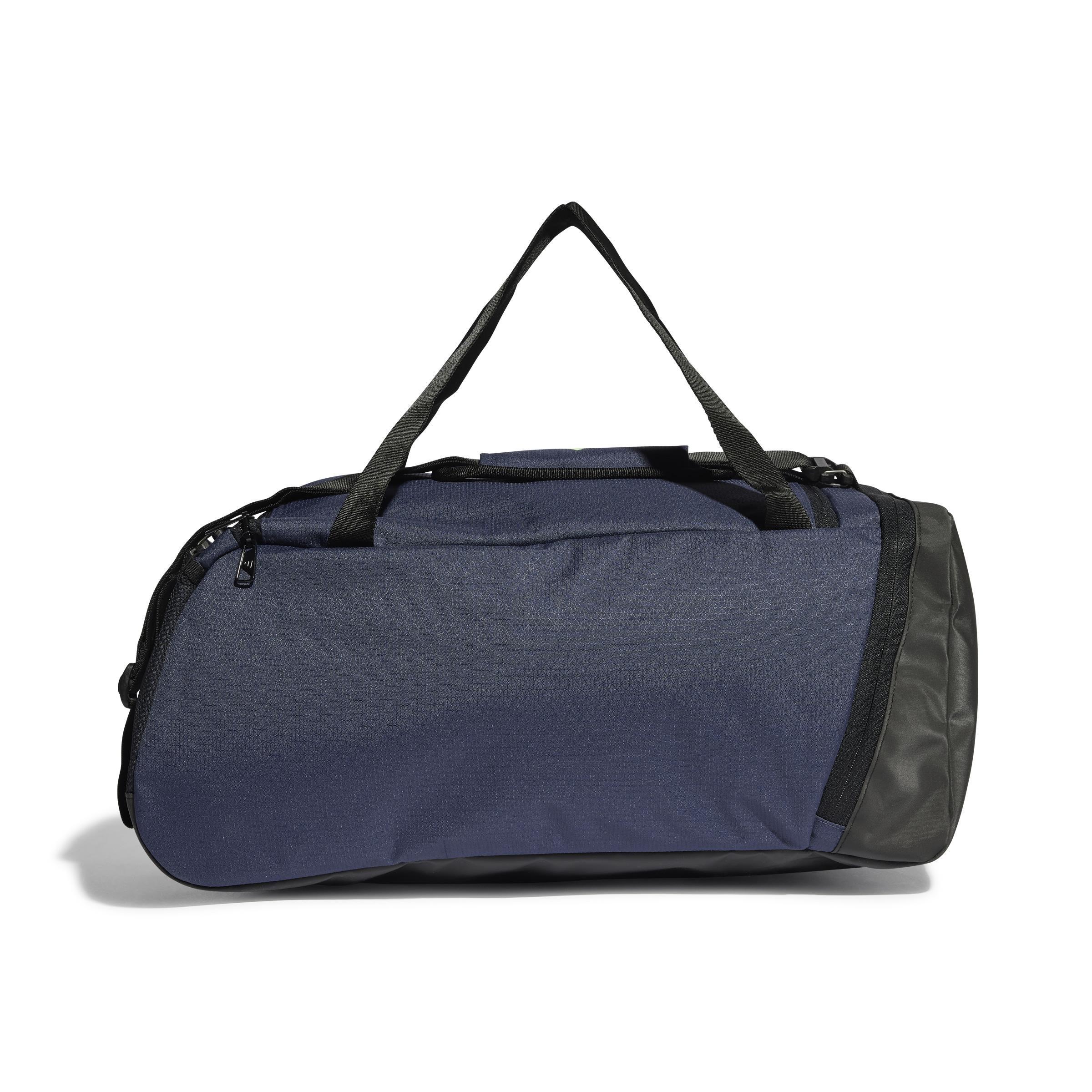 Unisex Essentials 3-Stripes Duffel Bag Small, Blue, , large image number 3
