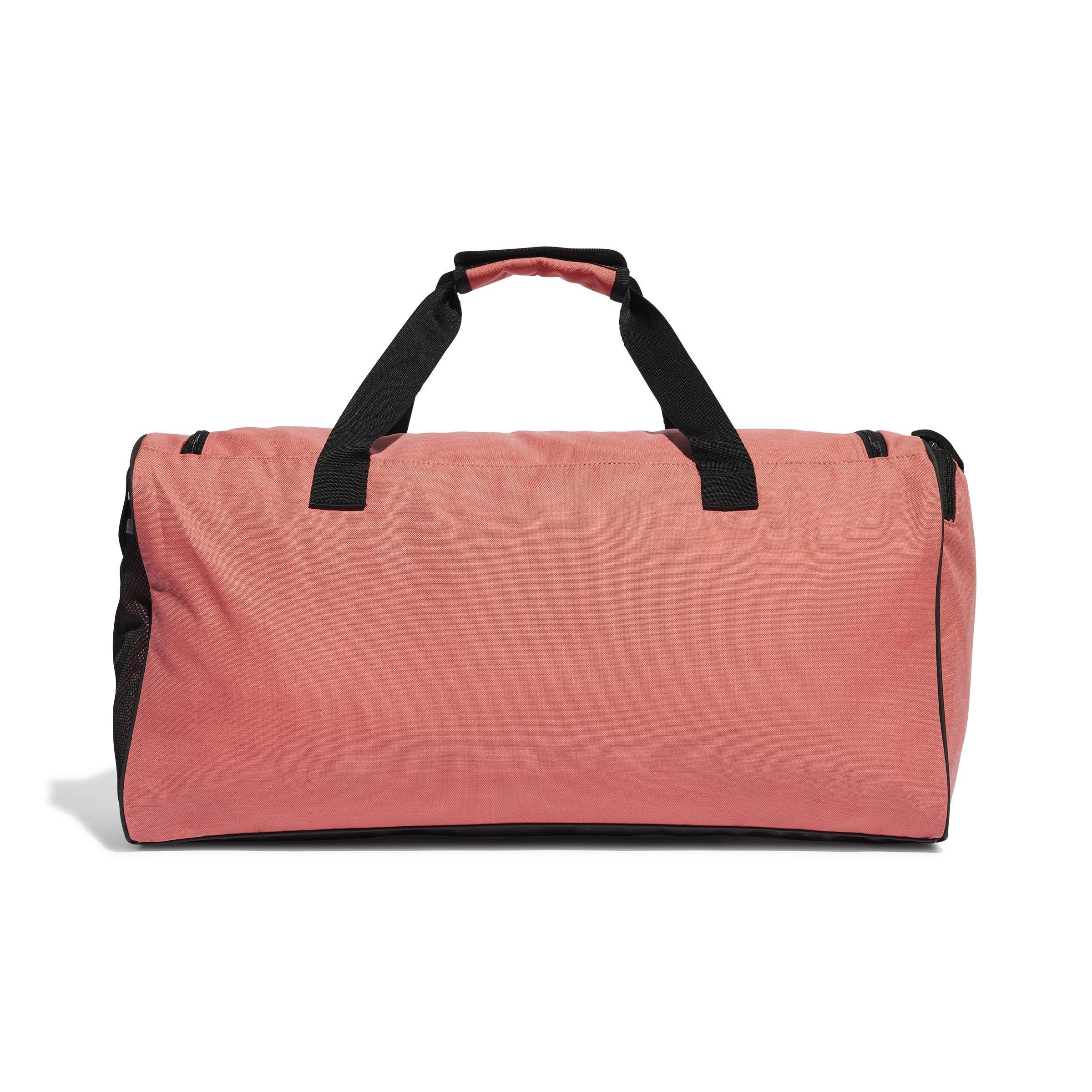 Unisex Essentials Linear Duffel Bag Medium, Red, , large image number 3