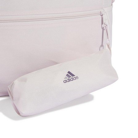 Unisex Classic 3-Stripes Backpack, Pink, A701_ONE, large image number 4