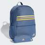 Unisex Classic Horizontal 3-Stripes Backpack, Blue, A701_ONE, thumbnail image number 1