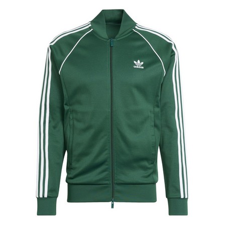 Men Adicolor Classics Sst Track Top, Green, A701_ONE, large image number 2