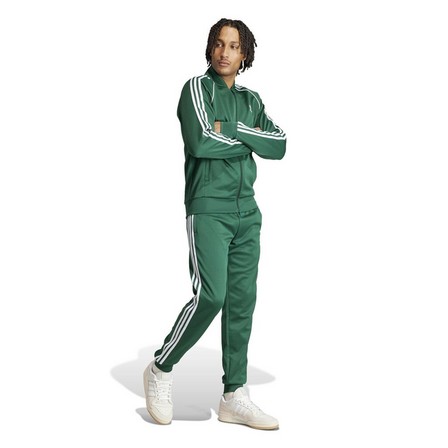 Men Adicolor Classics Sst Track Top, Green, A701_ONE, large image number 8