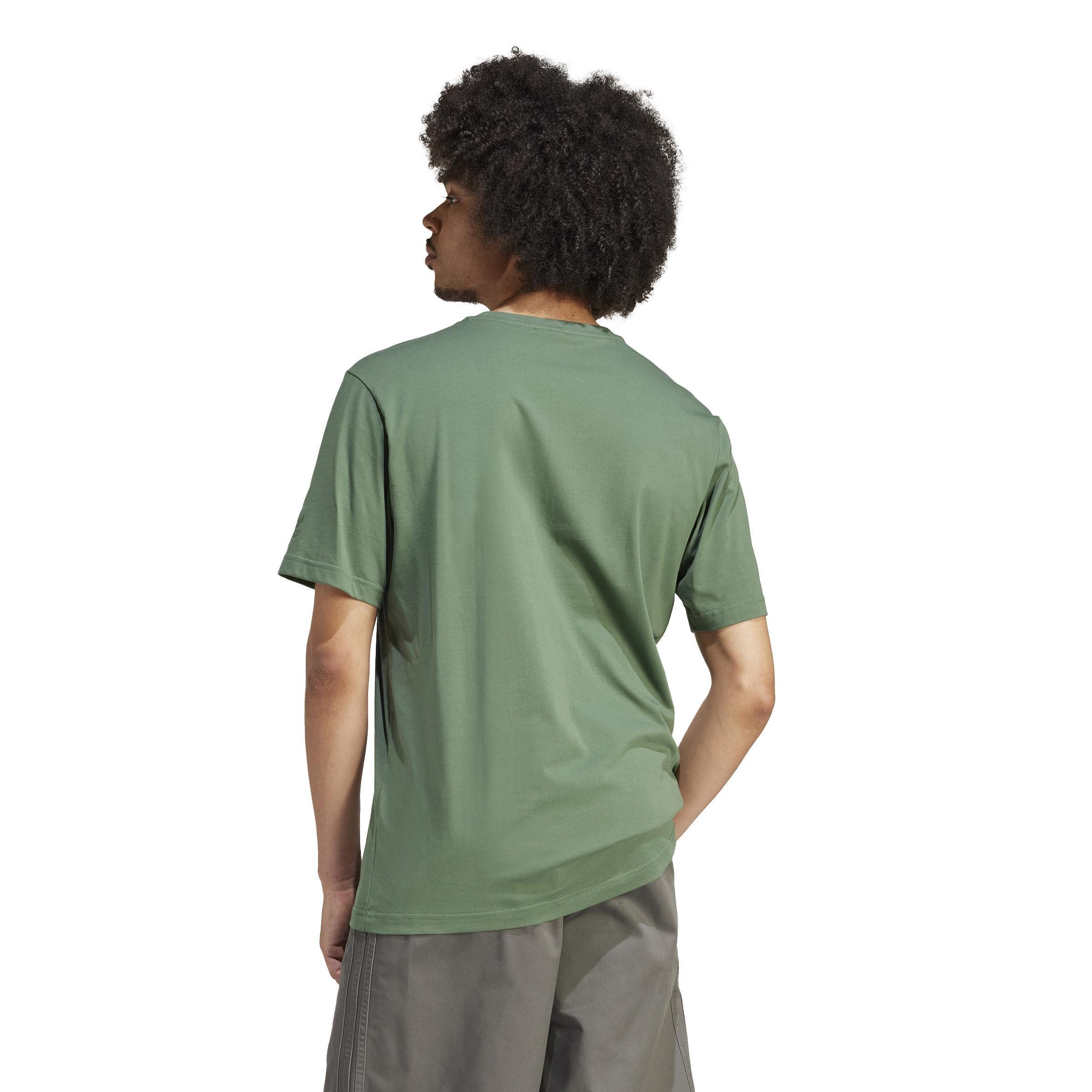 Men Training Supply Short Sleeve T-Shirt, Green, A701_ONE, large image number 4