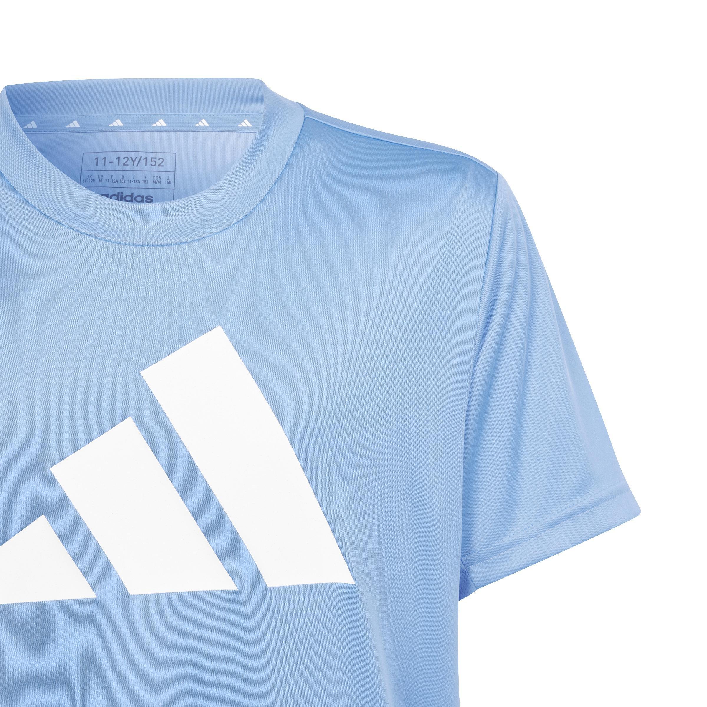 Kids Unisex Train Essentials Aeroready Logo Regular-Fit T-Shirt, Blue, A701_ONE, large image number 3