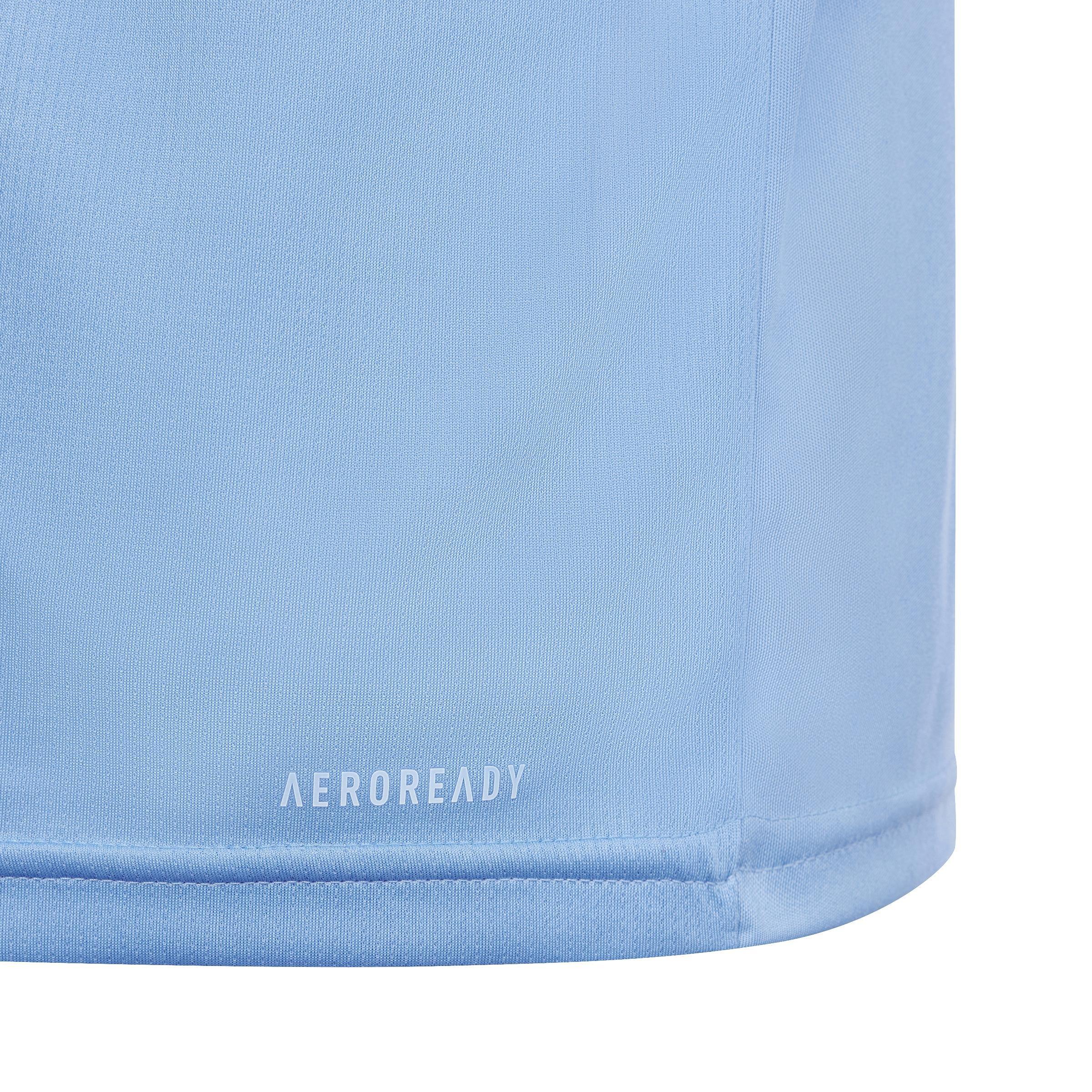 Kids Unisex Train Essentials Aeroready Logo Regular-Fit T-Shirt, Blue, A701_ONE, large image number 5