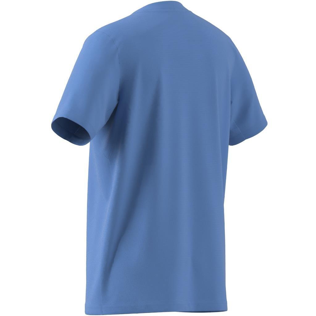 Kids Unisex Train Essentials Aeroready Logo Regular-Fit T-Shirt, Blue, A701_ONE, large image number 9