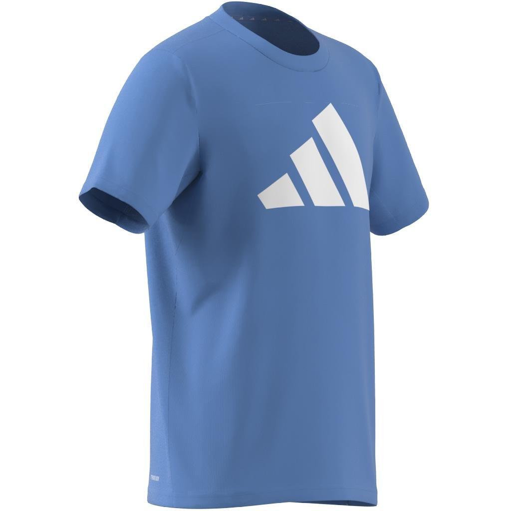 Kids Unisex Train Essentials Aeroready Logo Regular-Fit T-Shirt, Blue, A701_ONE, large image number 13