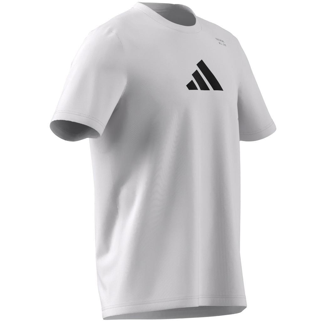 Men Aeroready All-Gym Graphic T-Shirt, White, A701_ONE, large image number 12