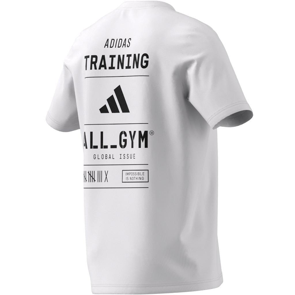 Men Aeroready All-Gym Graphic T-Shirt, White, A701_ONE, large image number 14