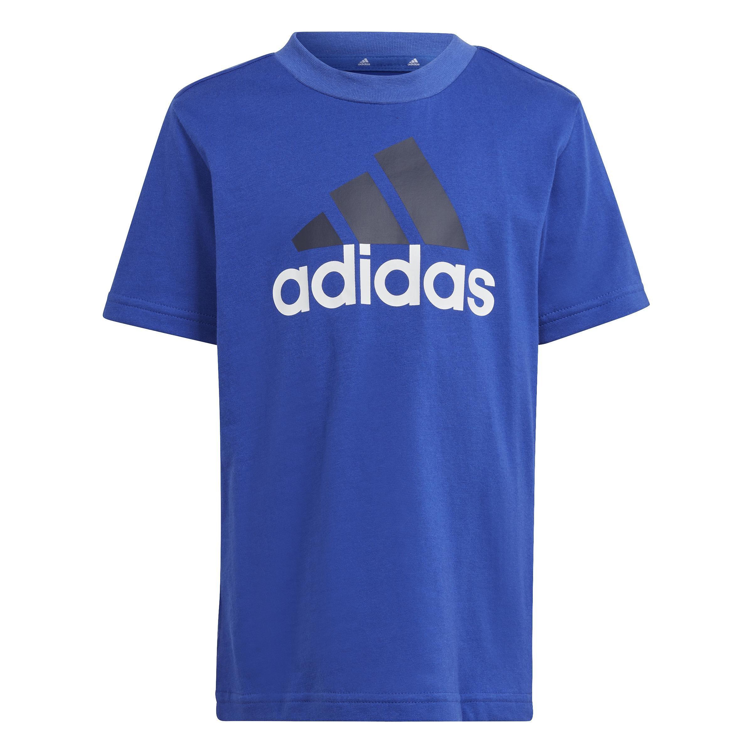 Unisex Kids Essentials Logo Tee And Short Set, Blue, A701_ONE, large image number 1