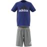 Kids Unisex Essentials Logo Tee And Short Set, Blue, A701_ONE, thumbnail image number 11