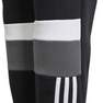 adidas - Kids Unisex Tiberio 3-Stripes Fleece Joggers Kids, Black