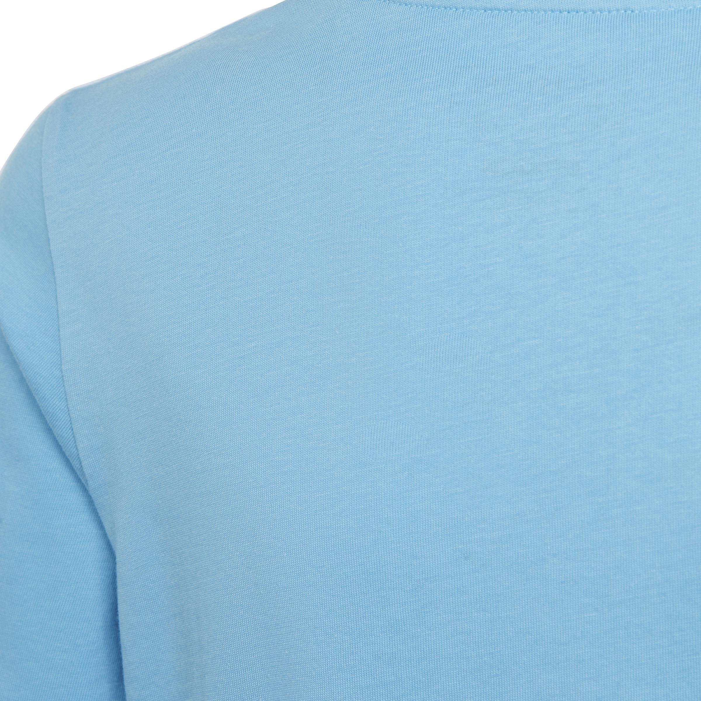 Kids Unisex Essentials 3-Stripes Cotton T-Shirt, Blue, A701_ONE, large image number 5