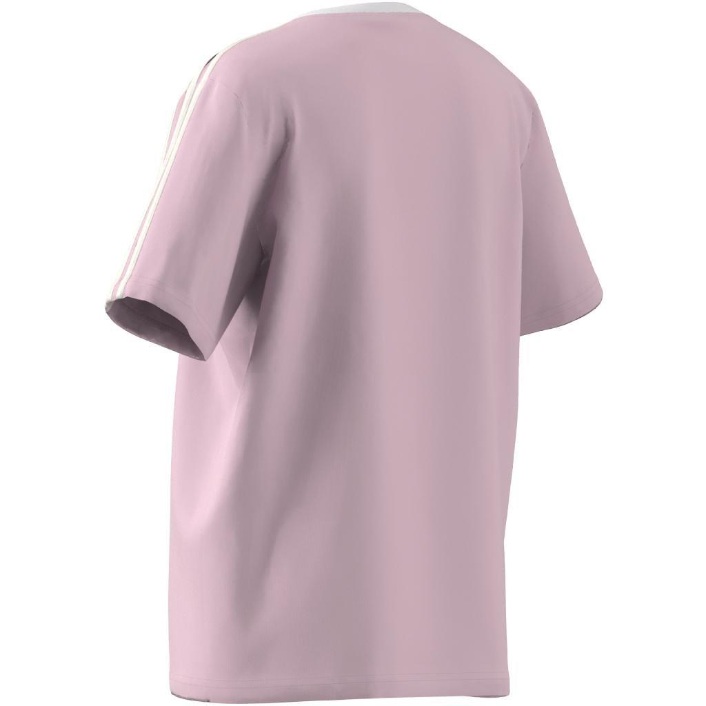Kids Girls Essentials 3-Stripes Boyfriend T-Shirt, Pink, A701_ONE, large image number 13