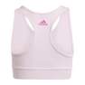 Kids Girls Essentials Linear Logo Cotton Bra Top, Pink, A701_ONE, thumbnail image number 2