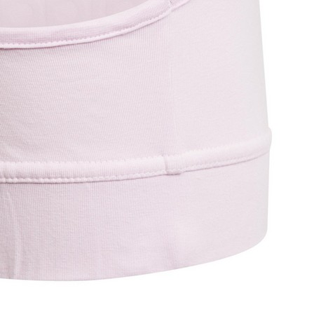 Kids Girls Essentials Linear Logo Cotton Bra Top, Pink, A701_ONE, large image number 3