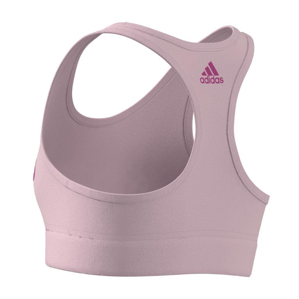 adidas - Kids Girls Essentials Linear Logo Cotton Bra Top, Pink
