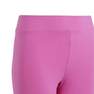 Kids Girls Essentials Linear Logo Cotton Leggings, Pink, A701_ONE, thumbnail image number 4