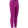 Kids Girls Essentials Linear Logo Cotton Leggings, Pink, A701_ONE, thumbnail image number 12