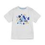 Kids Unisex Essentials Allover Print Tee Set, White, A701_ONE, thumbnail image number 0