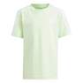 Kids Unisex Essentials 3-Stripes Cotton T-Shirt, Green, A701_ONE, thumbnail image number 0