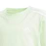 Kids Unisex Essentials 3-Stripes Cotton T-Shirt, Green, A701_ONE, thumbnail image number 5