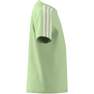 Kids Unisex Essentials 3-Stripes Cotton T-Shirt, Green, A701_ONE, thumbnail image number 10