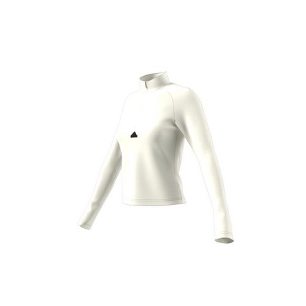 Women City Escape Quarter-Zip Long-Sleeve Top, White, A701_ONE, large image number 13