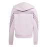 Kids Girls Future Icons 3-Stripes Full-Zip Hoodie, Pink, A701_ONE, thumbnail image number 1