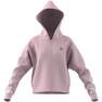 Kids Girls Future Icons 3-Stripes Full-Zip Hoodie, Pink, A701_ONE, thumbnail image number 10