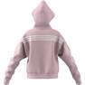 Kids Girls Future Icons 3-Stripes Full-Zip Hoodie, Pink, A701_ONE, thumbnail image number 13