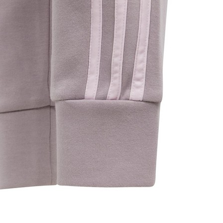 Kids Girls Future Icons 3-Stripes Cotton Joggers, Purple, A701_ONE, large image number 4