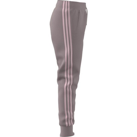 Kids Girls Future Icons 3-Stripes Cotton Joggers, Purple, A701_ONE, large image number 7
